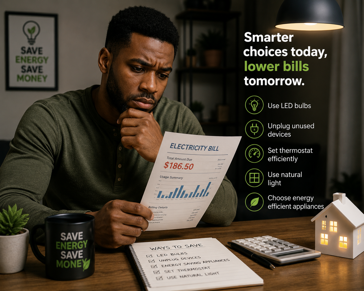 Your Light Bill Is Too Damn High. Let's Fix That."