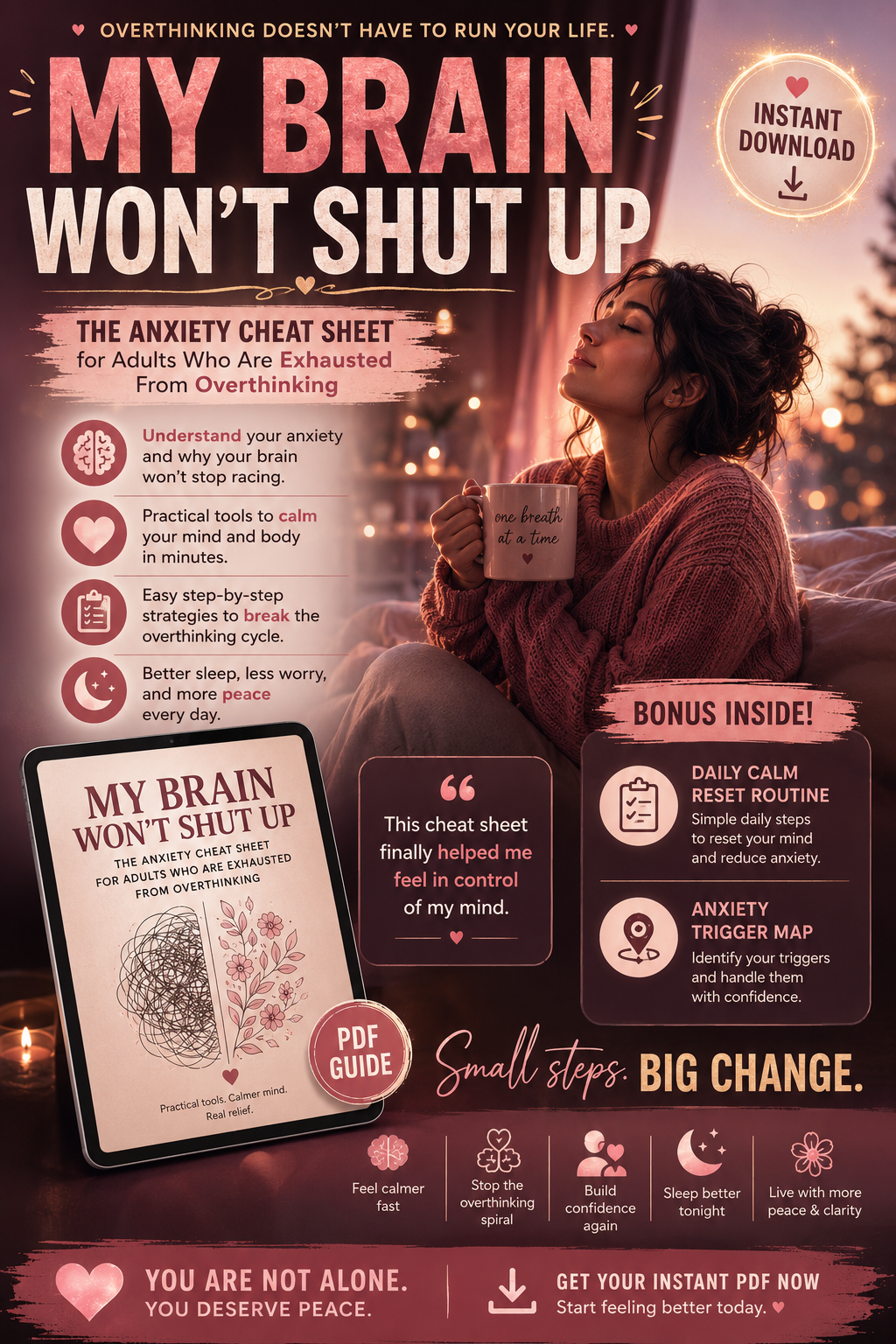 "MY BRAIN WON'T SHUT UP"