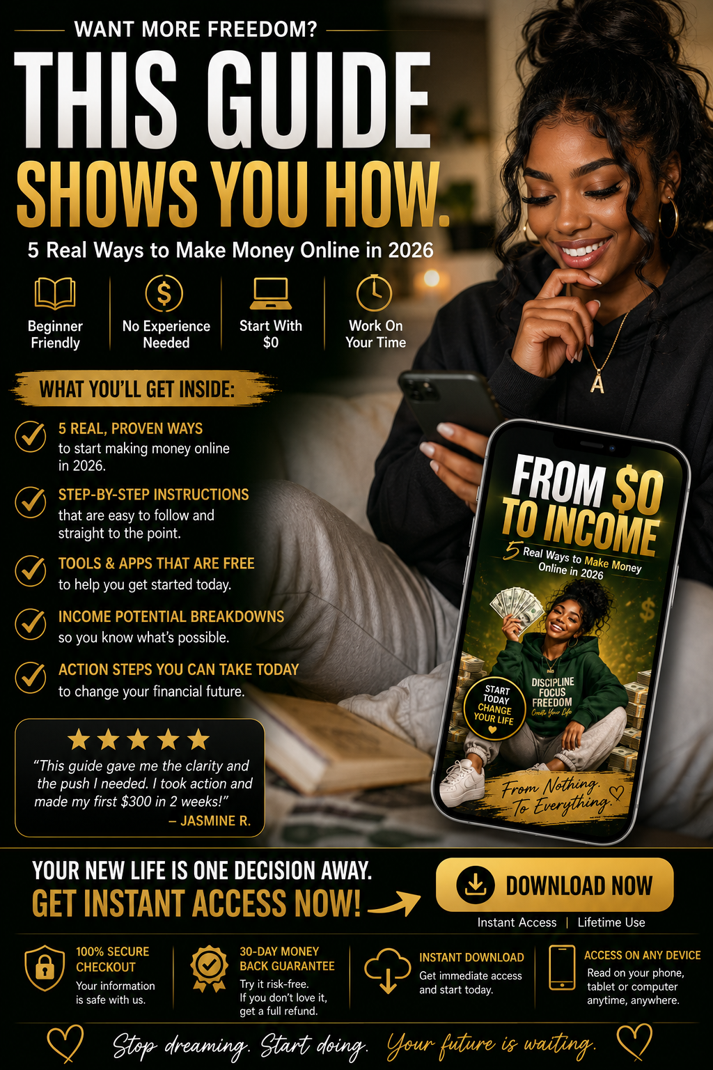 FROM $0 TO INCOME: 5 Real Ways to Make Money Online in 2026