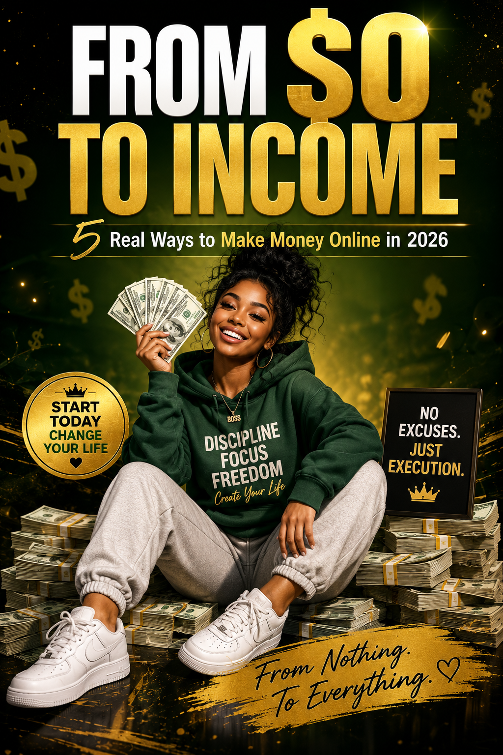 FROM $0 TO INCOME: 5 Real Ways to Make Money Online in 2026