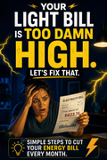 Your Light Bill Is Too Damn High. Let's Fix That."